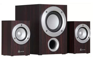 【金河田S1時尚版 2.1多媒體電腦有源音箱 全防磁低音炮音響 實木箱】價格,廠家,圖片,其他影音電器,深圳市非亞科技-